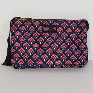 Soho Beauty Paisley Zippered Makeup Bag